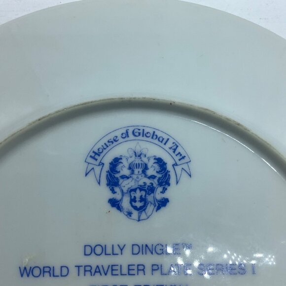 Vtg 1981 Dolly Dingle Visits Germany Collector Plate Grace Drayton Artwork 8.5" - Picture 7 of 9